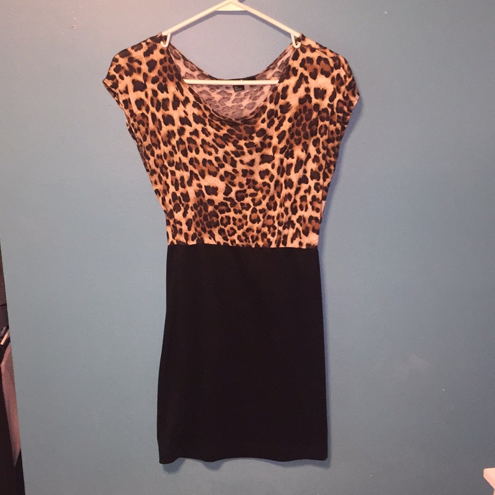 Leopard print dress